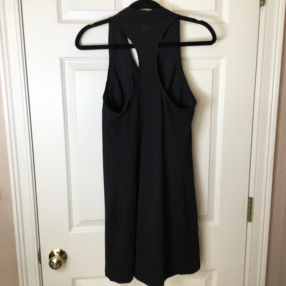 Calvin Klein Performance Black Racerback Mini Dress - M - Picture 4 of 8